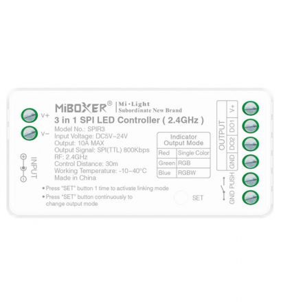 RF Controller 2.4GHz SPI Digital RGB - RGBW - RGBIC