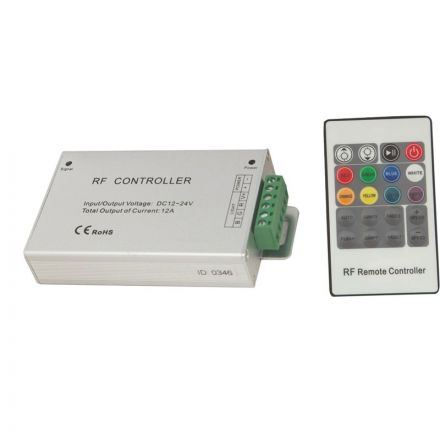 Cubalux RGB Controller RF 3x4A με Χειριστήριο 20 Κουμπιά