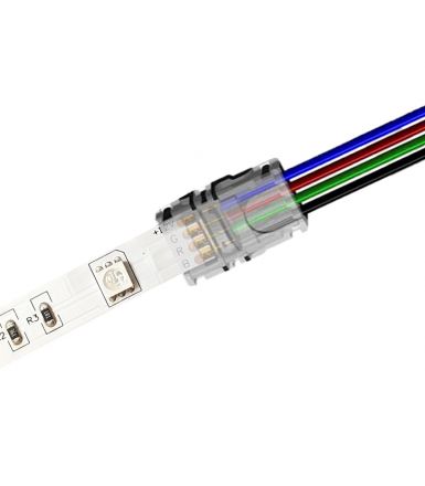 Cubalux Connector RGB παροχής 10mm με Καλώδιο 15cm