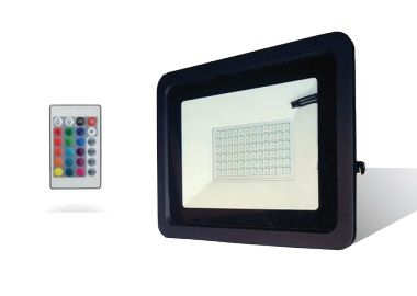 Προβολέας RGB 50W - Μαύρος
