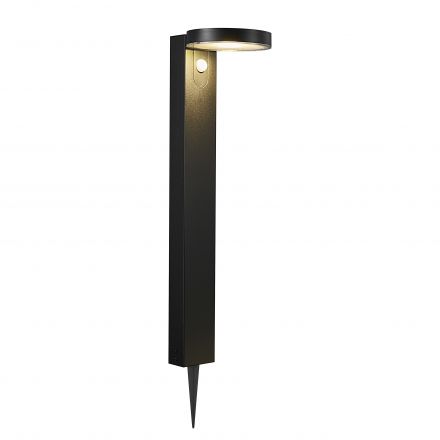 Ηλιακό Φωτιστικό Rica Round LED 4.5W IP44 Πλαστικό Μαύρο
