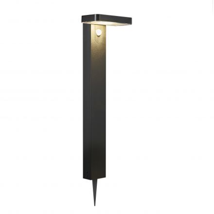 Ηλιακό Φωτιστικό Rica Square LED 4.5W IP44 Πλαστικό Μαύρο