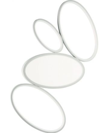 Πλαφονιέρα LED 35W Rice Λευκό