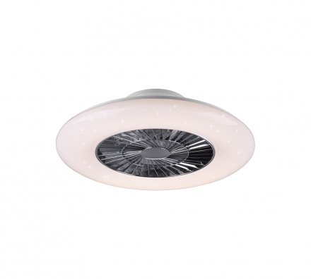 Trio Lighting Ανεμιστήρας Οροφής Με Φως LED 40W ∅60 Πλαστικός VISBY