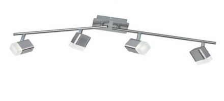Trio Lighting Επίτοιχο Spot LED 4x4W Μεταλλικό ROUBAIX