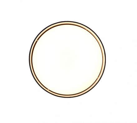 Trio Lighting Φωτιστικό Οροφής LOCARNO LED 12W Υφασμάτινο Μαύρο
