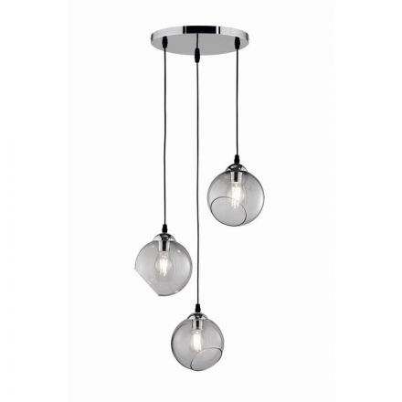 Trio Lighting Κρεμαστό Φωτιστικό LED 3xE27 CLOONEY