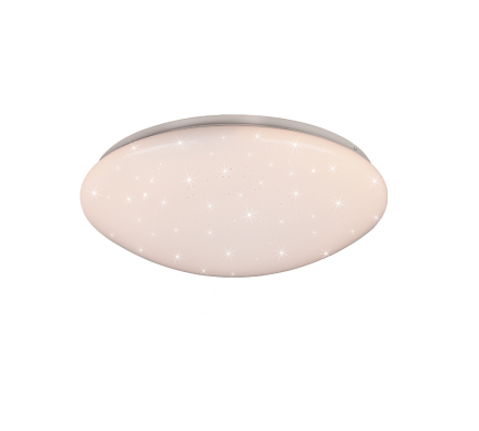 Trio Lighting Πλαφονιέρα Οροφής LED 18W Πλαστική LUKIDA Λευκή Dimmable