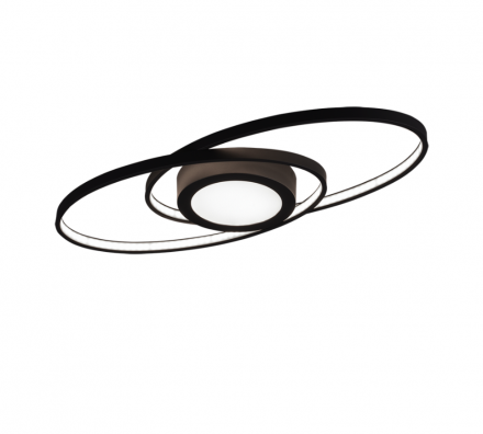 Trio Lighting Πλαφονιέρα Οροφής LED 27W Μεταλλική GALAXY Dimmer