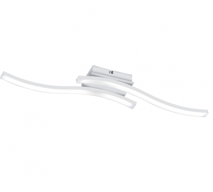 Trio Lighting Πλαφονιέρα Οροφής LED 2x5W Μεταλλική ROUTE Λευκό