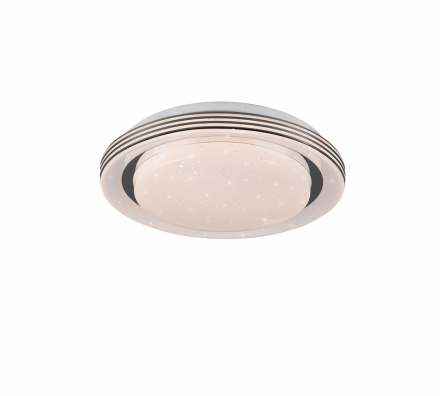 Trio Lighting Πλαφονιέρα Οροφής LED 10.5W Πλαστική ATRIA Λευκή Dimmable