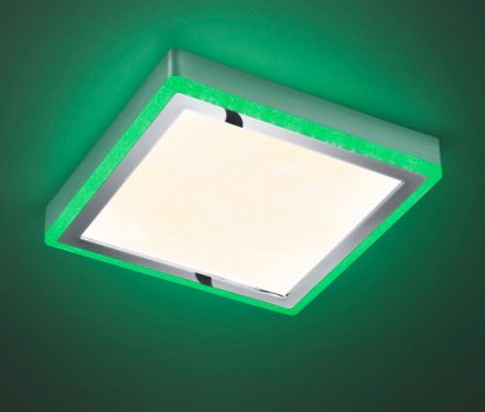 RL Πλαφονιέρα Οροφής LED 12W RGB Πλαστικό SLIDE