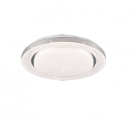 Trio Lighting Πλαφονιέρα Οροφής LED 16W Πλαστική ATRIA Λευκή Dimmable