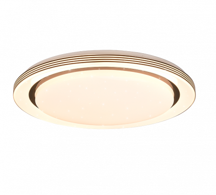 Trio Lighting Πλαφονιέρα Οροφής LED 21W Πλαστική ATRIA Μαύρη Dimmable