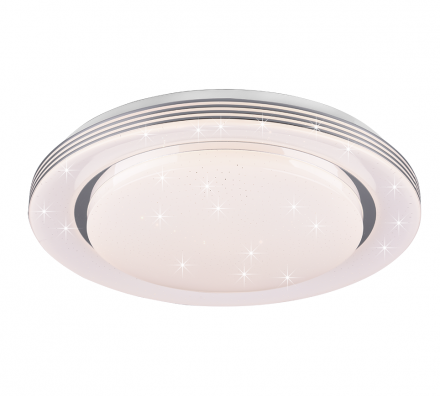 Trio Lighting Πλαφονιέρα Οροφής LED 22.5W Πλαστική ATRIA Λευκή Dimmable