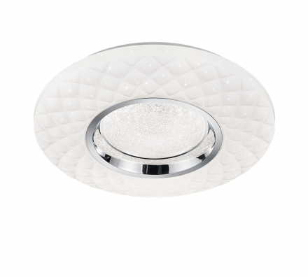 Trio Lighting Πλαφονιέρα Οροφής LED 22W Πλαστική MAGNOLIA Λευκή Dimmable