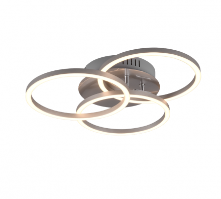 Trio Lighting Πλαφονιέρα Οροφής LED 27W Μεταλλική CIRCLE