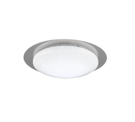 Trio Lighting Πλαφονιέρα Οροφής LED 13W RGB ∅35 Πλαστικό BILBO
