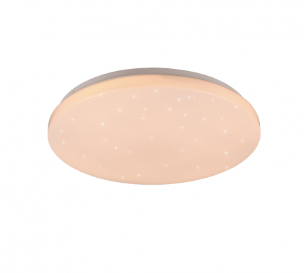 Trio Lighting Πλαφονιέρα Οροφής LED 18W RGB ∅38 Πλαστικό KIRA