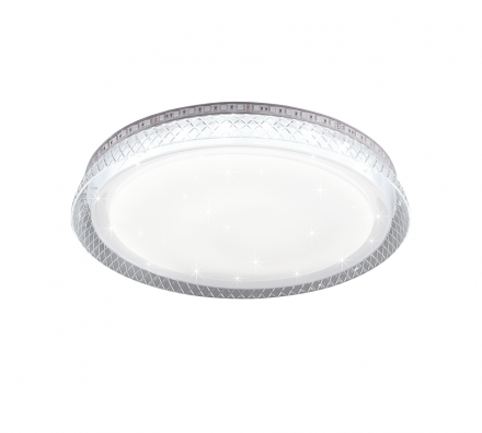 Trio Lighting Πλαφονιέρα Οροφής LED 18W RGB ∅38 Πλαστικό THEA