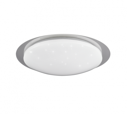 Trio Lighting Πλαφονιέρα Οροφής LED 18W RGB ∅48 Πλαστικό BILBO