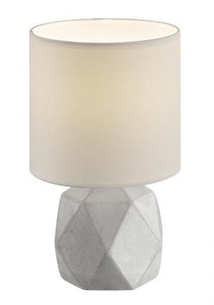 Trio Lighting Πορτατίφ LED 1xE14 Τσιμέντο PIKE