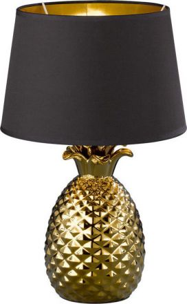 Trio Lighting Πορτατίφ LED 1xE27 Ceramic/Ύφασμα PINEAPPLE