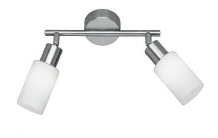 Trio Lighting Spot LED 2xE14 Μεταλλικό MARS Nickel Mat