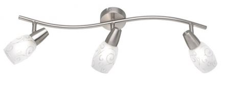 Trio Lighting Spot LED 3xE14 Μεταλλικό COLMAR Nickel Mat