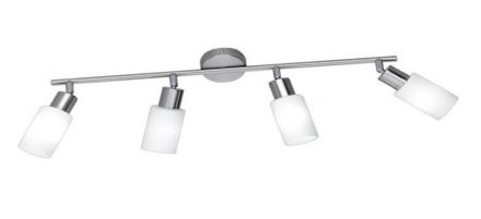 Trio Lighting Spot LED 4xE14 Μεταλλικό MARS Nickel Mat
