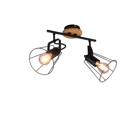 Trio Lighting Spot Οροφής LED 2xE27 JAIPUR