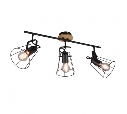 Trio Lighting Spot Οροφής LED 3xE27 JAIPUR