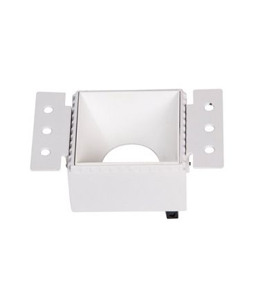 Zambelis Lights Κορμός & Κάτοπτρο για Σποτ Εσοχής Trimless Λευκό