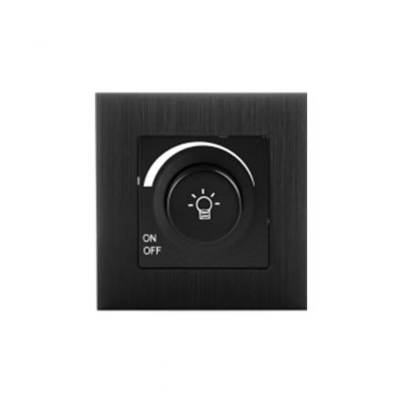Χωνευτό Dimmer A/R 800W Μαύρο 