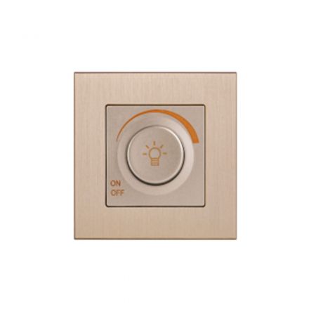 Χωνευτό Dimmer A/R 800W Χρυσό