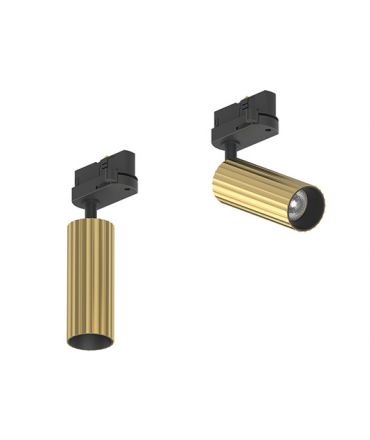 Zambelis Lights Σποτ Τριφασίκο LED 7W Αλουμίνιο Brushed Brass