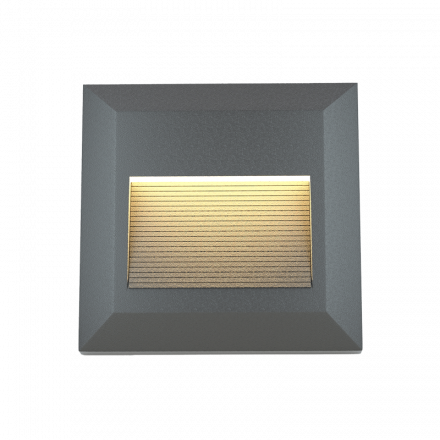 InLight Salmon LED 2W 3CCT Outdoor Wall Lamp Anthracite CCT D:12.4cmx12.4cm (80201840)