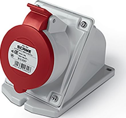 Επίτοιχη Πρίζα OPTIMA 4x16A 380V IP44