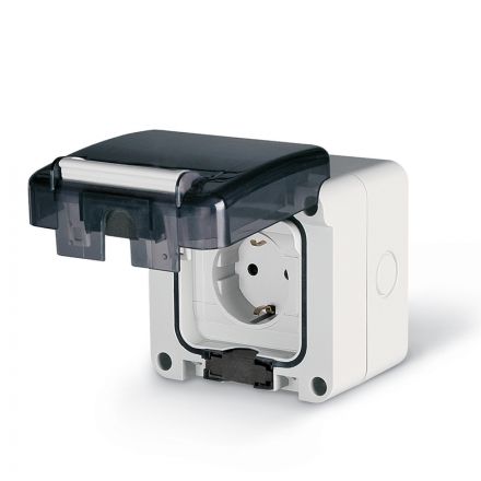 Επίτοιχη Πρίζα Σούκο 2Ρ+Ε 16Α IP66