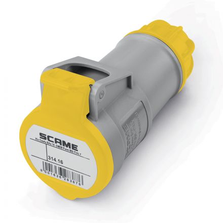 Φις Θηλυκό 2P+E 16A 4h 100-130V 50/60Hz IP 44