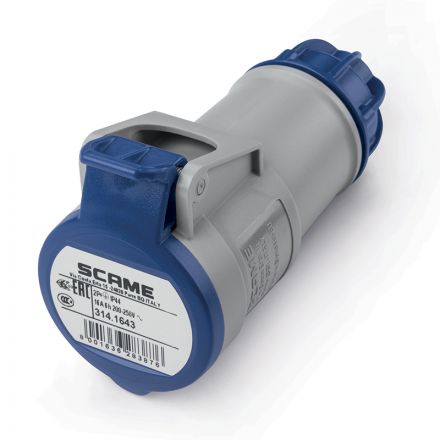 Φις Θηλυκό 2P+E 16A 6h 200-250V 50/60Hz IP44/54