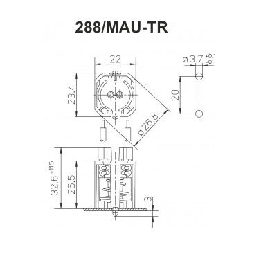 Cubalux Ντουί G5 288/MAU-TR