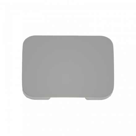 InLight Silver LED 1W 3000K Outdoor Wall Lamp Grey D:5cmx7cm (80202430)