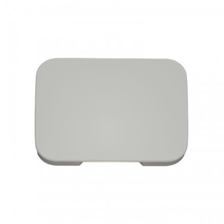 InLight Silver LED 1W 3000K Outdoor Wall Lamp White D:5cmx7cm (80202420)