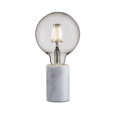 Επιτραπέζιο Φωτιστικό Siv LED E27 Marble Λευκό