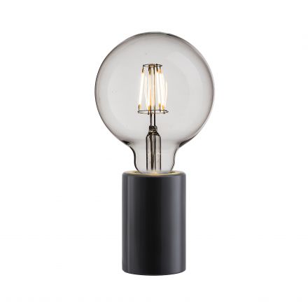 Επιτραπέζιο Φωτιστικό Siv LED E27 Marble Μαύρο
