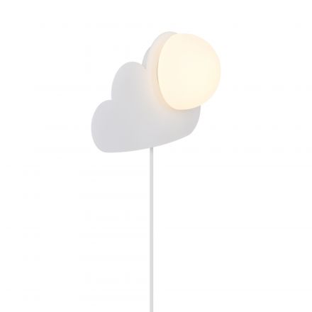 Επίτοιχο Παιδικό Φωτιστικό Skyku Cloud LED E14 Λευκό