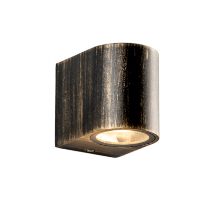 ACA Επίτοιχη Απλίκα LED GU10 Max 3W  Πλαστικό 230V AC Σκουριά IP65