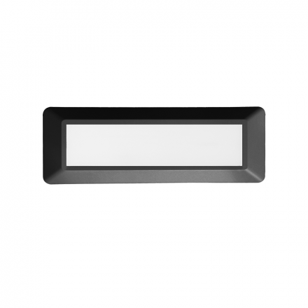 Επίτοιχο Φωτιστικό Εξωτερικού Χώρου LED 4W P65 - Σκούρο Γκρι