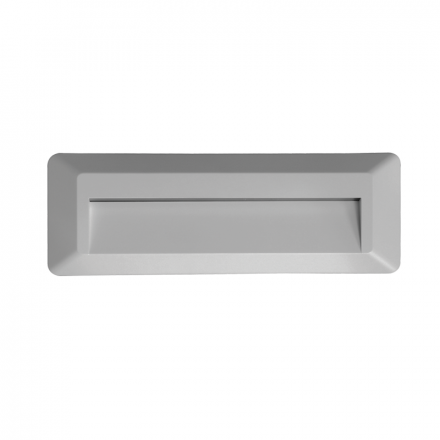 ACA Επίτοιχο Φωτιστικό LED Ορθογώνιο Γκρι 230V AC IP65 2W 3000K 100Lm